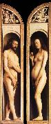 Jan Van Eyck Adam and Eva France oil painting artist